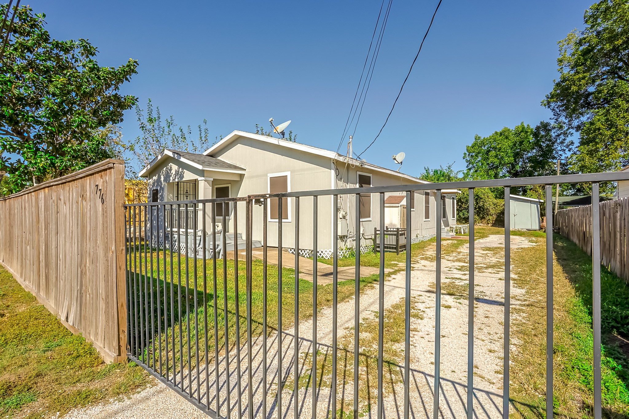 a view of a house with a balcony