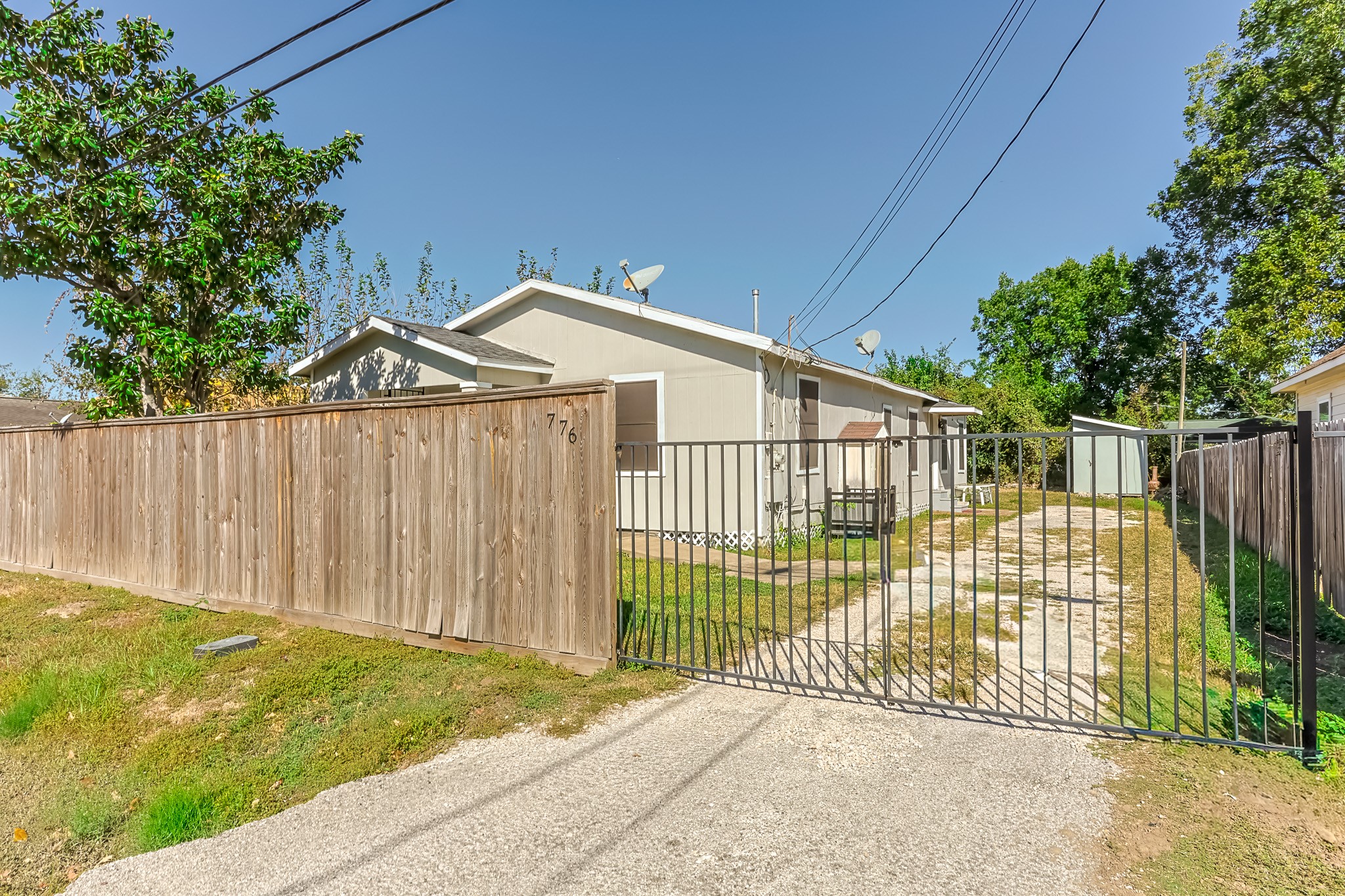 776 Fair Street Houston, TX 77088 - Photo 14 of 14 a view of a backyard with a bird house