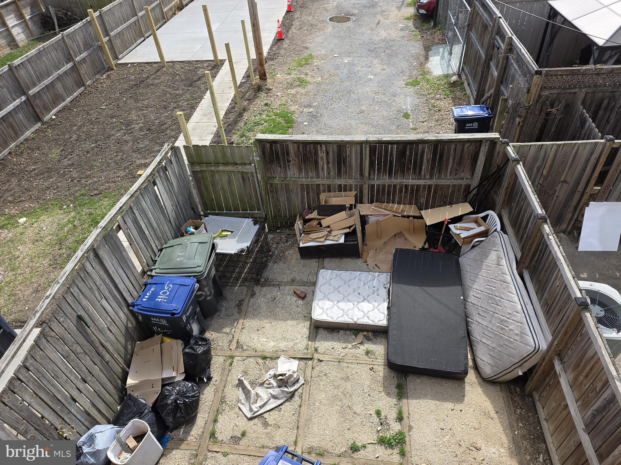 1105 Morse Street Northeast Washington, DC 20002 - Photo 33 of 37 back yard with potential for parking