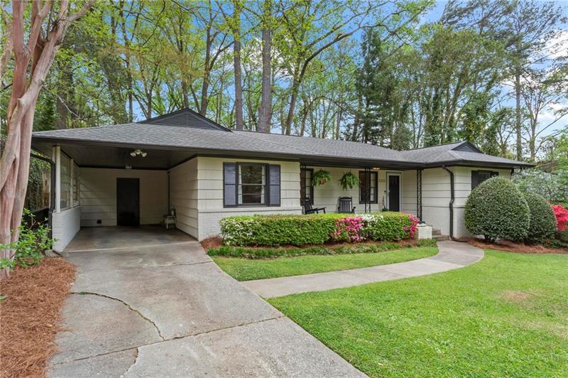 2333 Ferndale Drive Decatur, GA 30030 - Photo 2 of 30 a front view of a house with a yard and porch