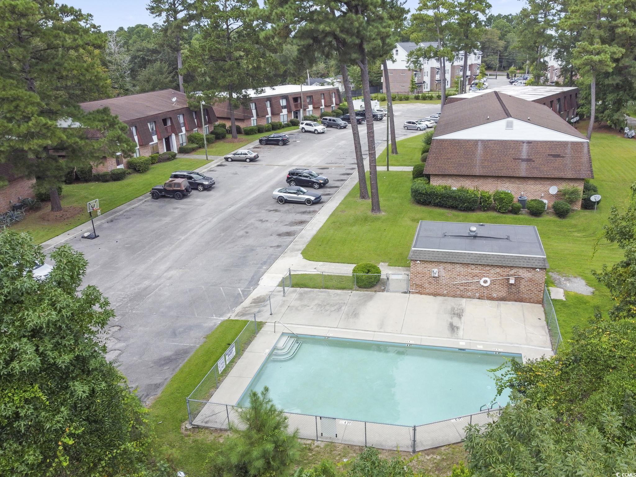 615 Carter Lane, Unit A1 Conway, SC 29526 - Photo 9 of 31 Drone / aerial view of a pool area