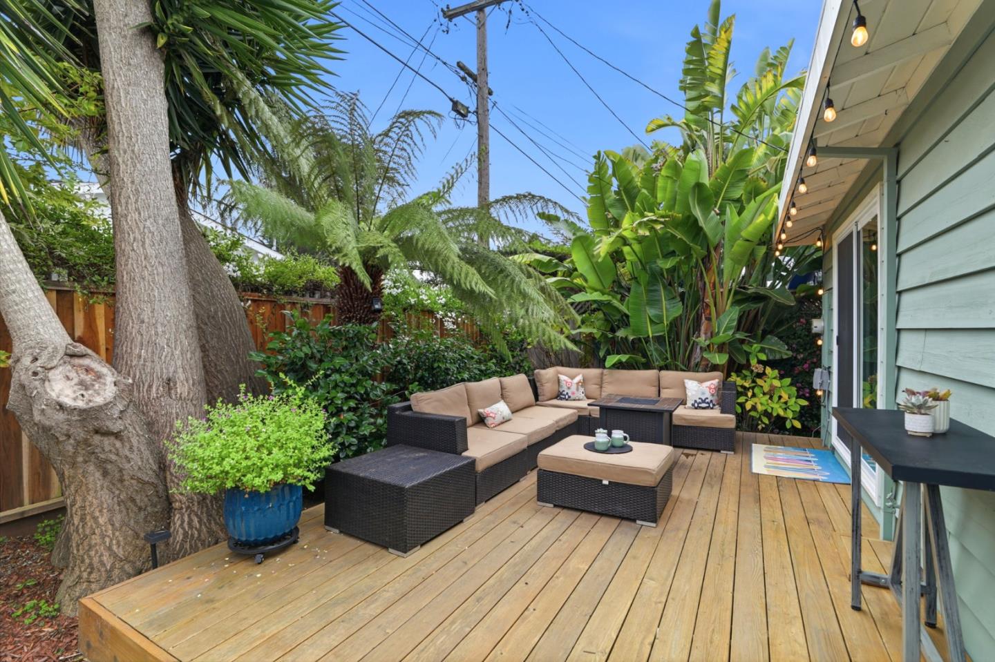 4570 Jewel Street Capitola, CA 95010 - Photo 24 of 45 a view of a couches in patio of a house