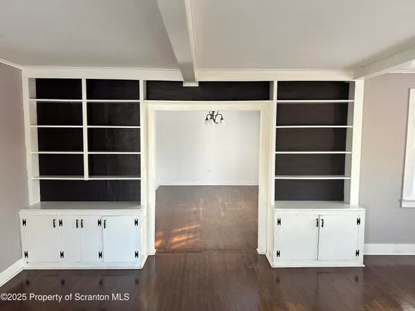 a close view of water heater room