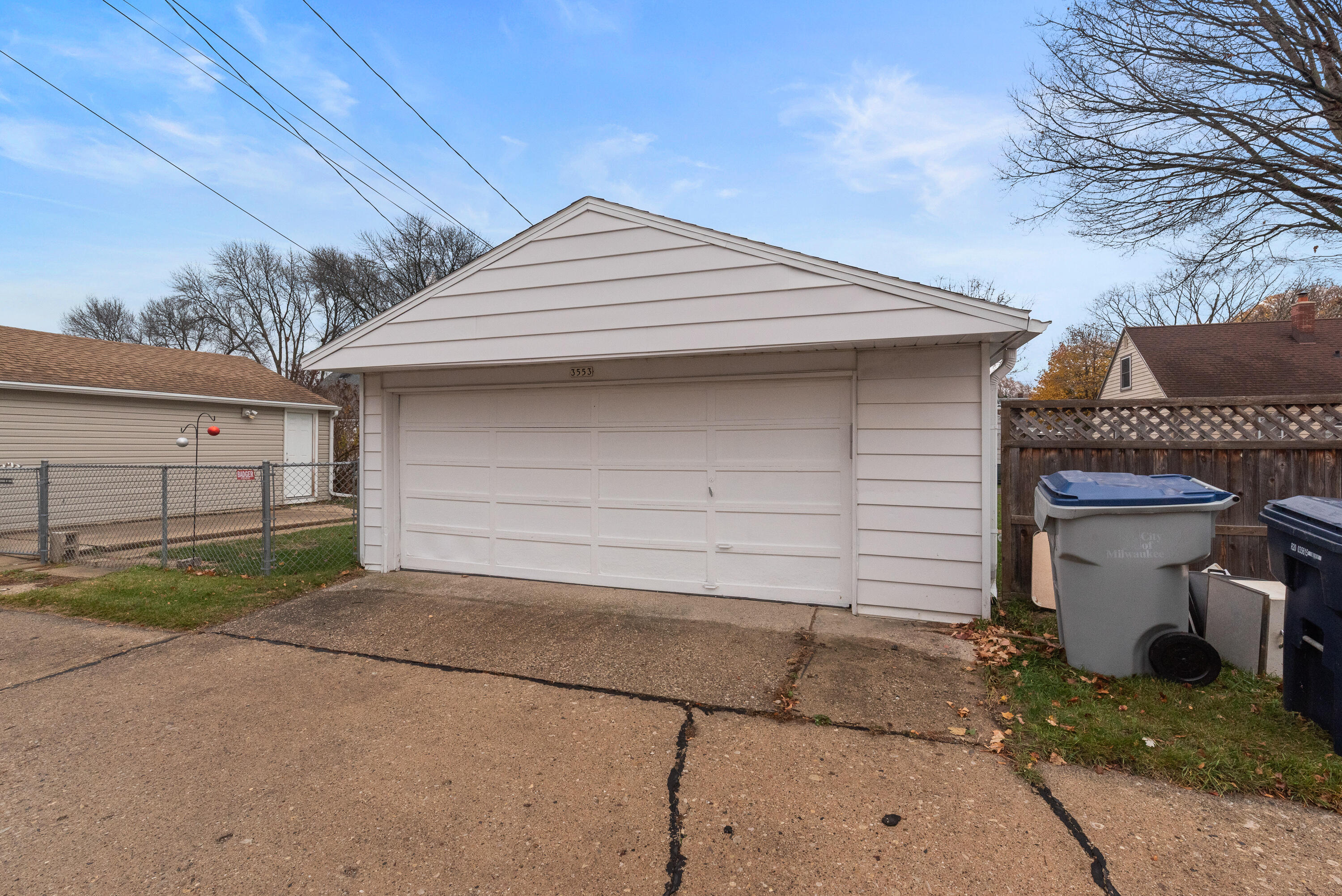 3553 South Herman Street Milwaukee, WI 53207 - Photo 18 of 20 Garage - Alley