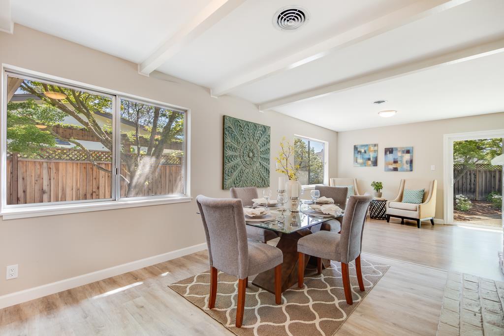 16239 Jacaranda Way Los Gatos, CA 95032 - Photo 5 of 20 a view of a dining room with furniture window and outside view