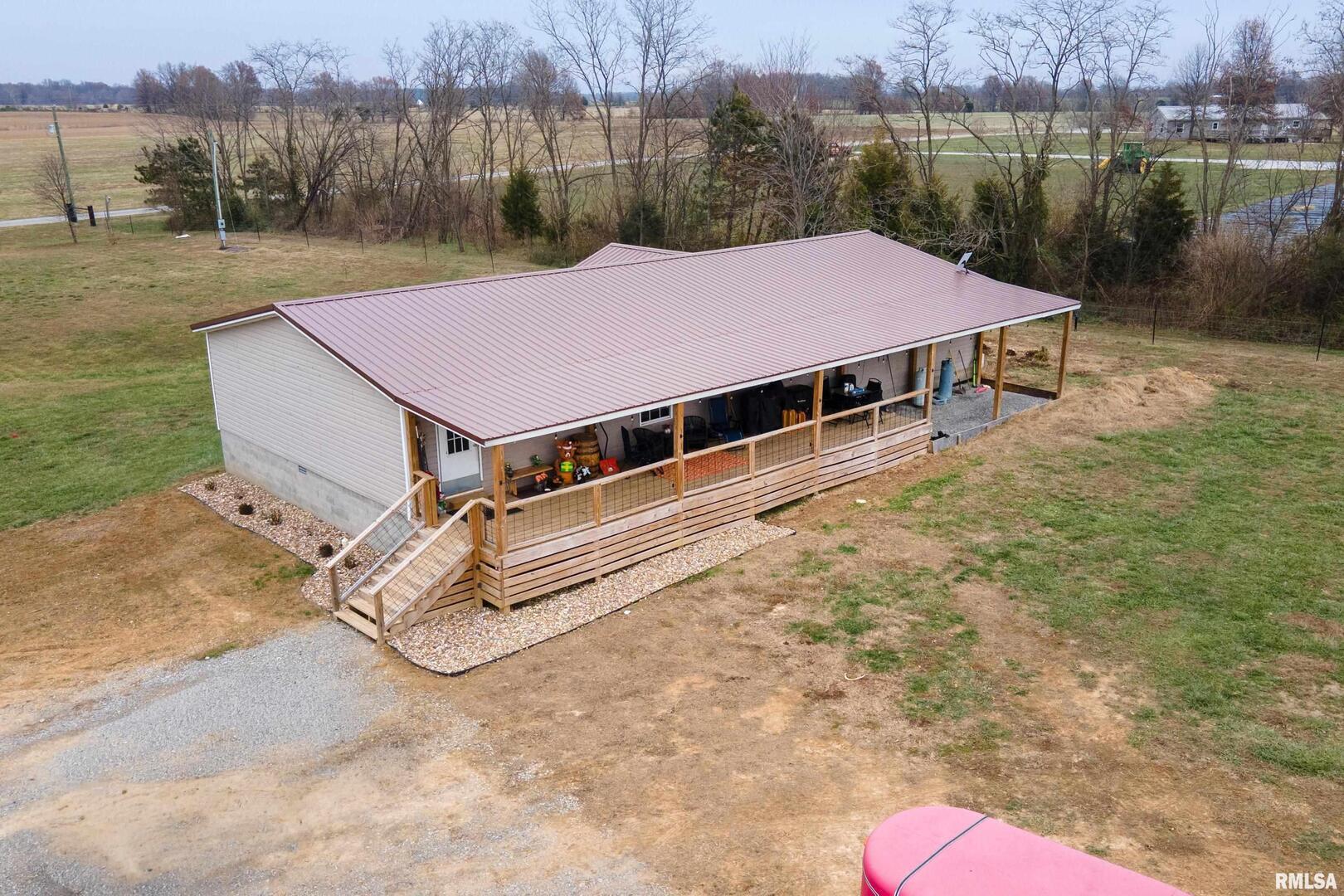 3996 Belgium Road Mulkeytown, IL 62865 - Photo 4 of 49 a view of a terrace with a lake view