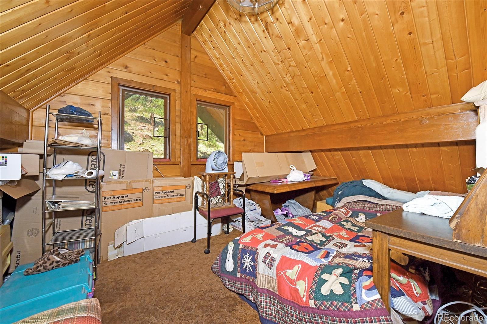 79 Ranch View Drive Florissant, CO 80816 - Photo 34 of 40 a living room with blue lights with furniture