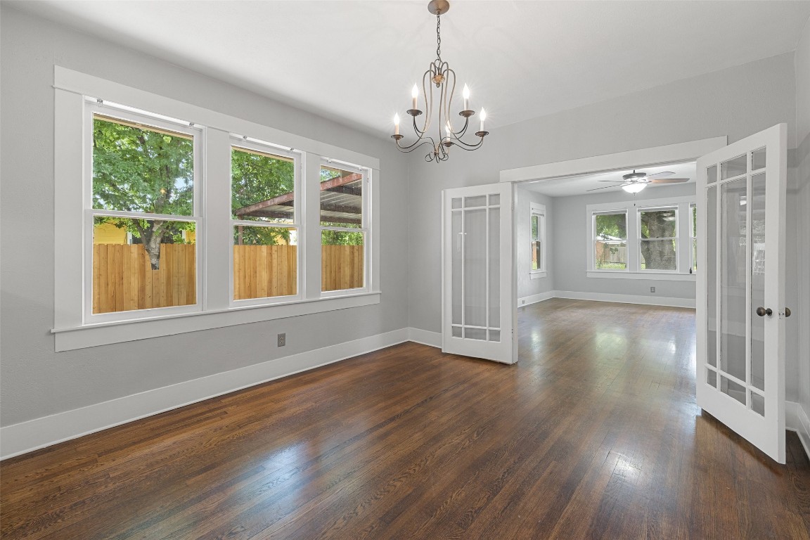 a view of livingroom with hardwood floor and window