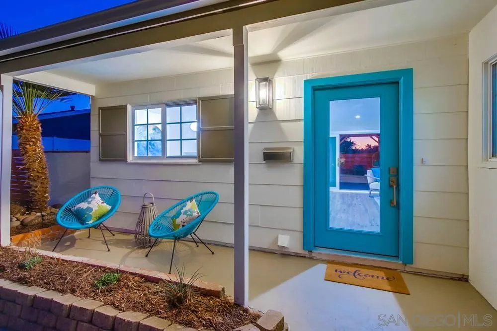 4534 Kamloop Avenue San Diego, CA 92117 - Photo 4 of 36 a view of a entryway door of the house