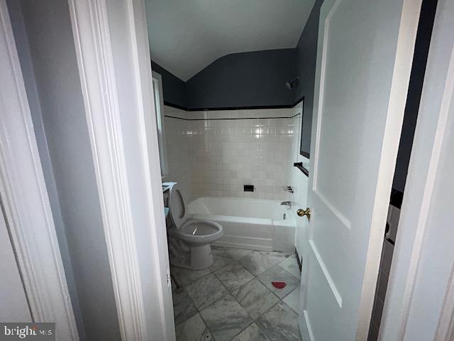 9923 Grayson Avenue Silver Spring, MD 20901 - Photo 23 of 24 a bathroom with a granite countertop sink toilet and shower