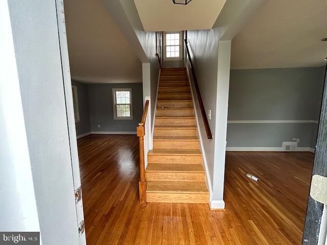 9923 Grayson Avenue Silver Spring, MD 20901 - Photo 9 of 24 a view of entryway and hall with wooden floor