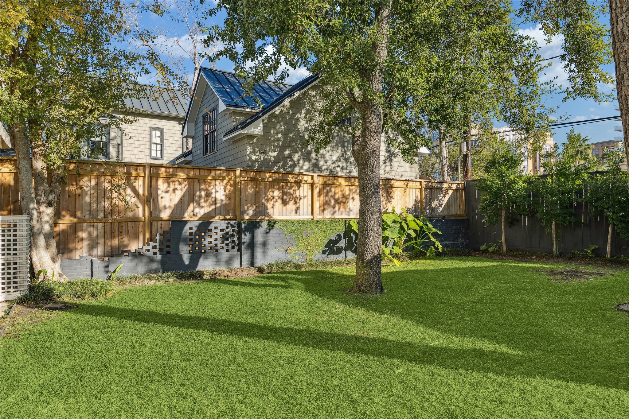 3049 Locke Lane Houston, TX 77019 - Photo 8 of 30 This backyard space allows enough room for endless possibilities, making this the perfect spot to create endless memories. Bring the entertainment outdoors all year round.