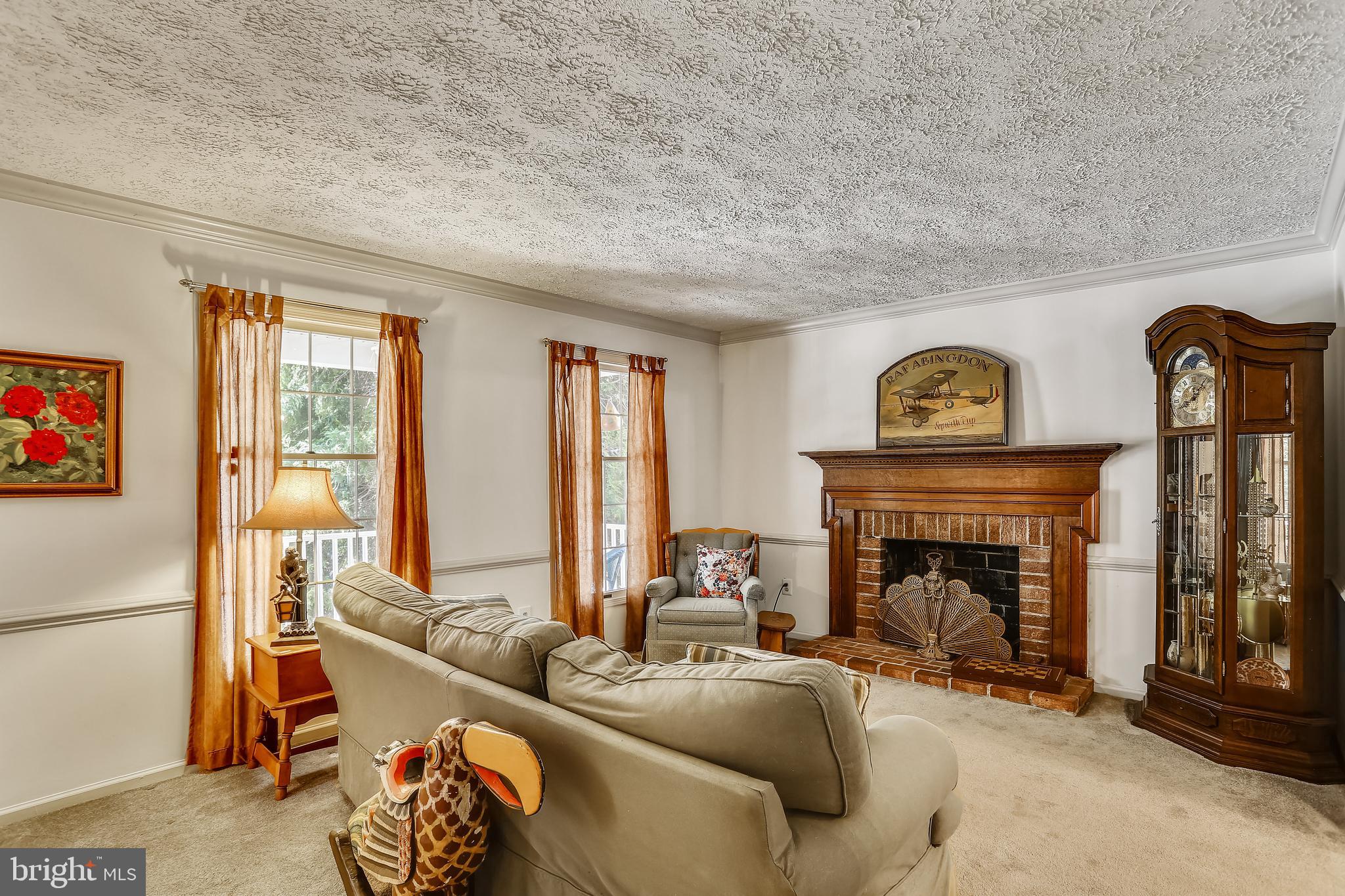 11 Highfields Drive Baltimore, MD 21228 - Photo 9 of 24 Living Room with Gas Fireplace
