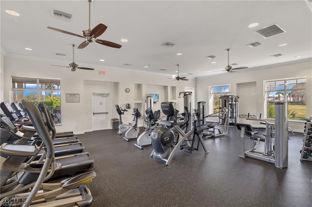 15239 Ligustrum Lane Alva, FL 33920 - Photo 44 of 44 a gym room with lots of gym equipment