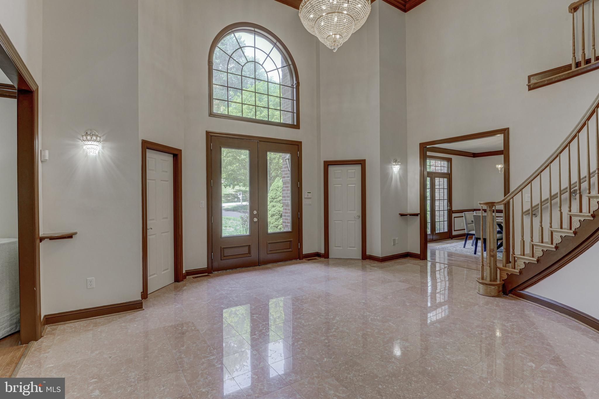 2172 Misty Meadow Road Finksburg, MD 21048 - Photo 22 of 118 Gorgeous foyer with pink Italian marble.