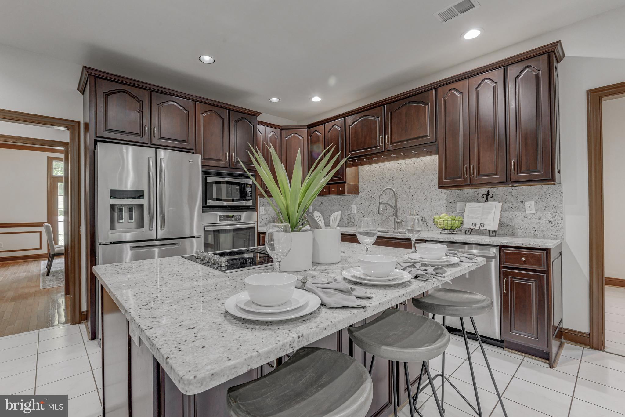 2172 Misty Meadow Road Finksburg, MD 21048 - Photo 38 of 118 Large island with bar area.