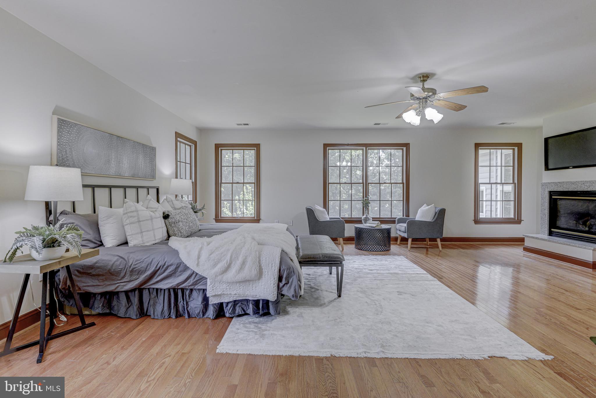 2172 Misty Meadow Road Finksburg, MD 21048 - Photo 72 of 118 Owner's suite/relaxation area w/ gas fireplace.