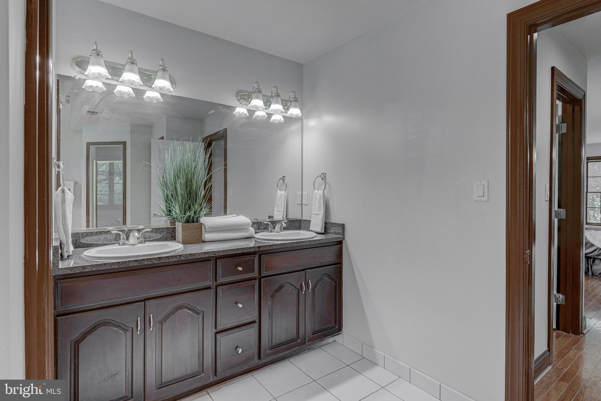 2172 Misty Meadow Road Finksburg, MD 21048 - Photo 77 of 118 Owners suite bathroom, granite, double vanity.