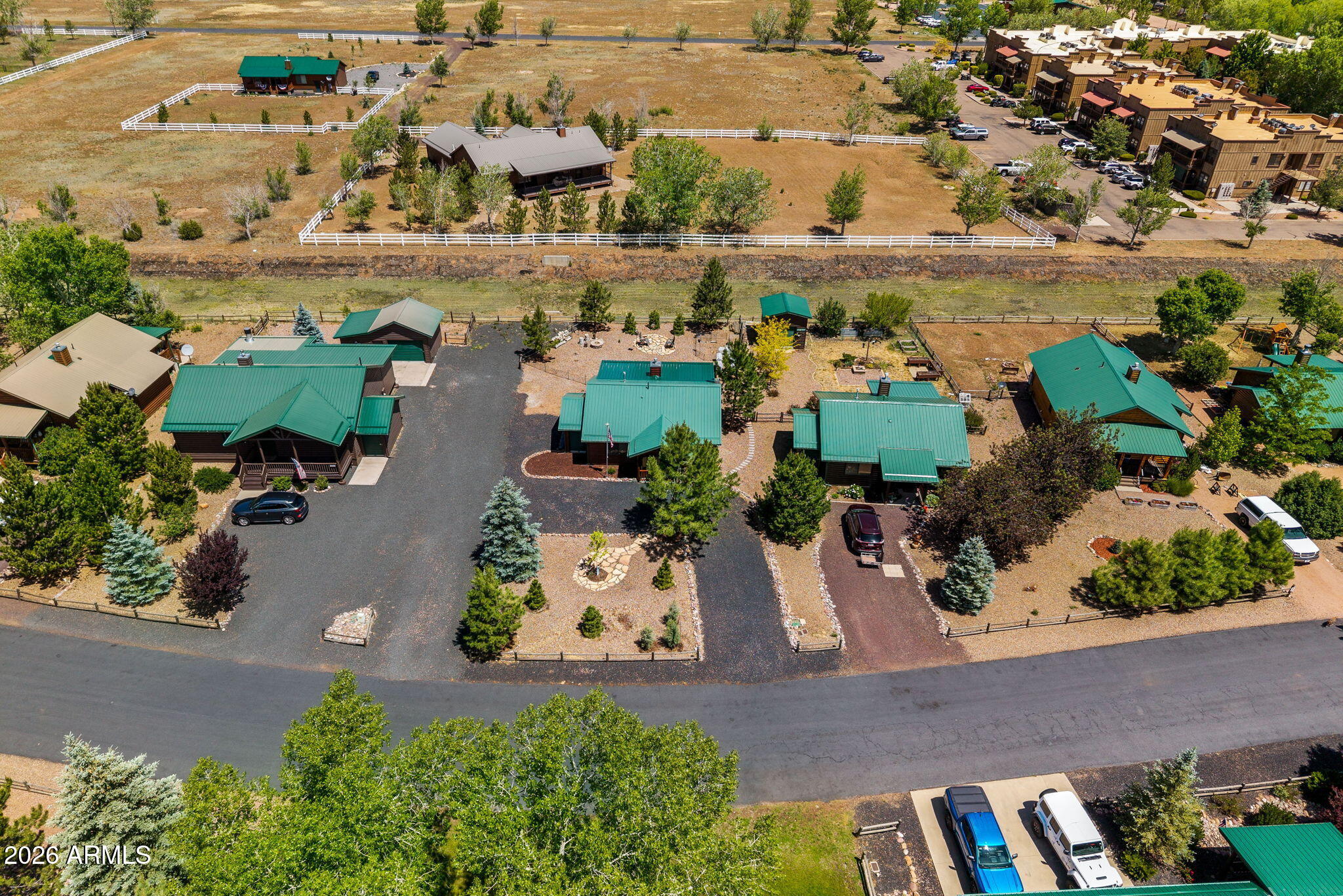 2336 Buffalo Loop Overgaard, AZ 85933 - Photo 31 of 41 AERIAL VIEW FROM THE FRONT