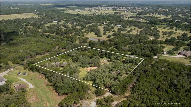 an aerial view of forest