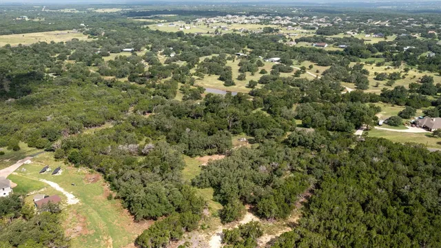 an aerial view of forest