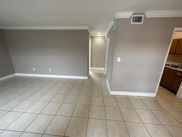 en empty room with a window