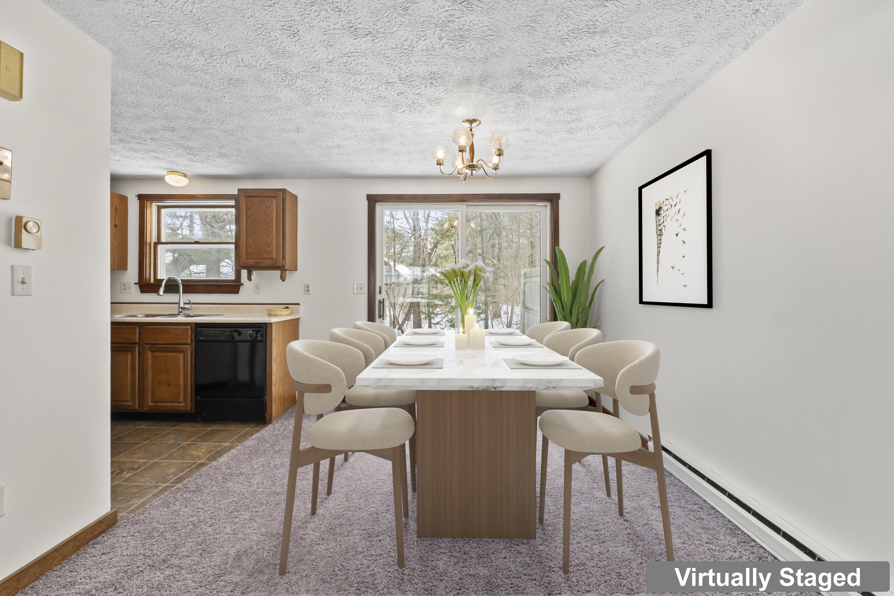 61 Ward Circle, Unit 61 Brunswick, ME 04011 - Photo 11 of 55 Virtually staged dining area