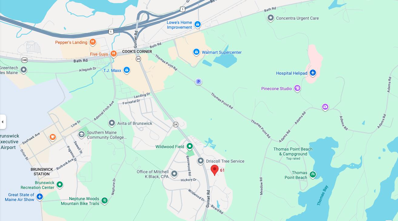 61 Ward Circle, Unit 61 Brunswick, ME 04011 - Photo 2 of 55 Aerial map