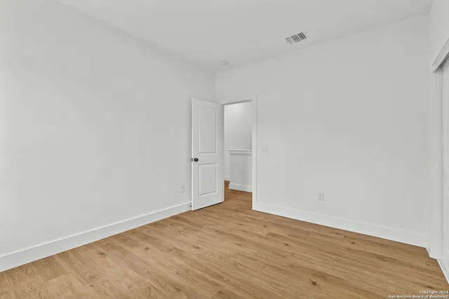 wooden floor in an empty room