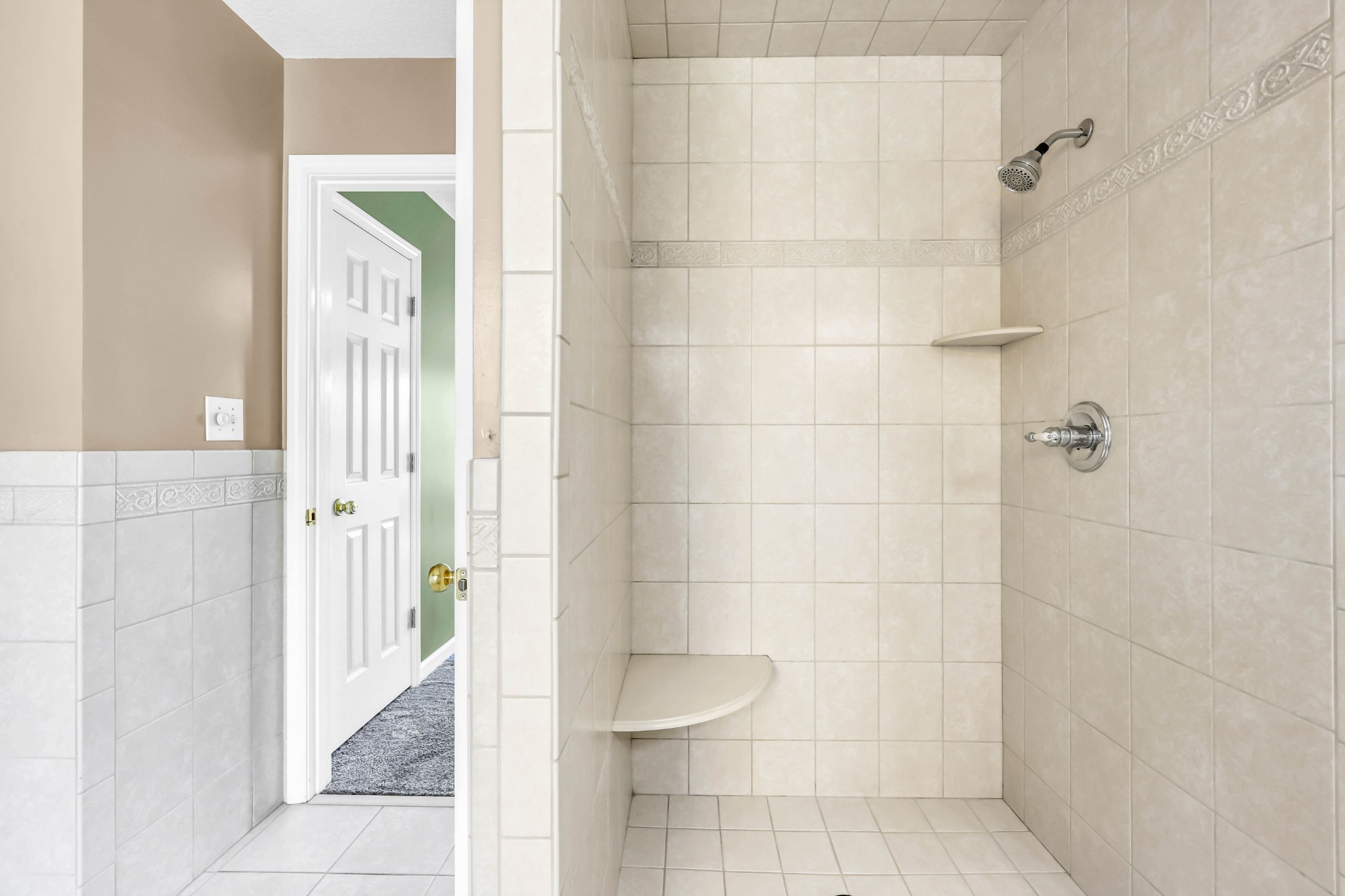 2753 Jarrell Ridge Road Clarksville, TN 37043 - Photo 28 of 80 a bathroom with a granite countertop shower