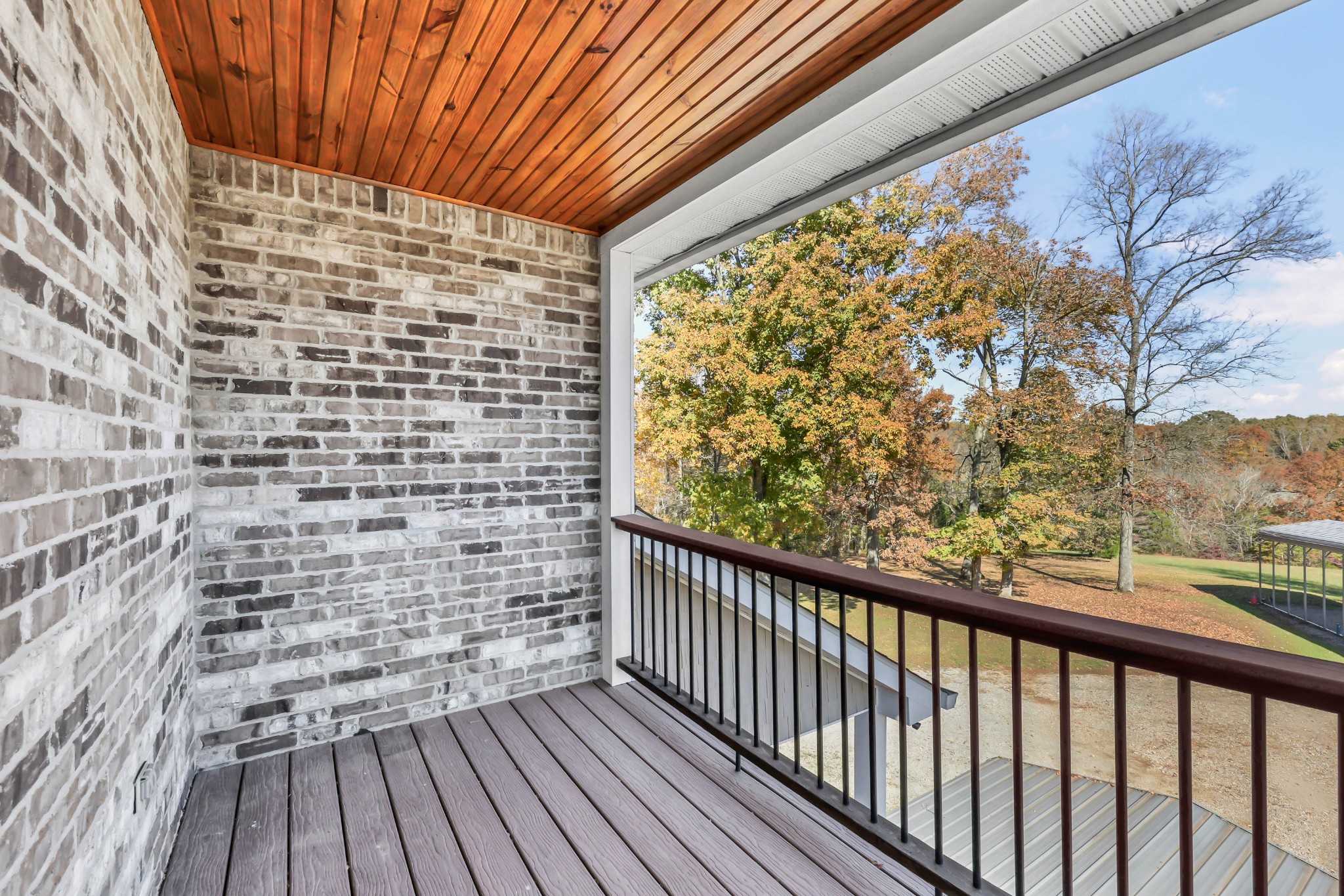 2753 Jarrell Ridge Road Clarksville, TN 37043 - Photo 48 of 80 a view of a balcony with wooden floor
