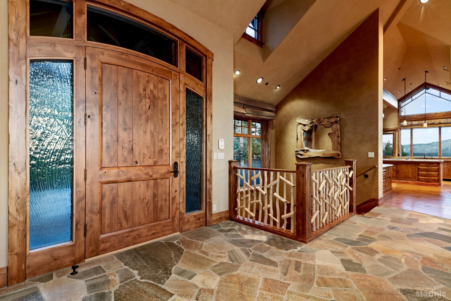 3567 Saddle Road South Lake Tahoe, CA 96150 - Photo 6 of 39 a view of a porch with wooden floor and seating space