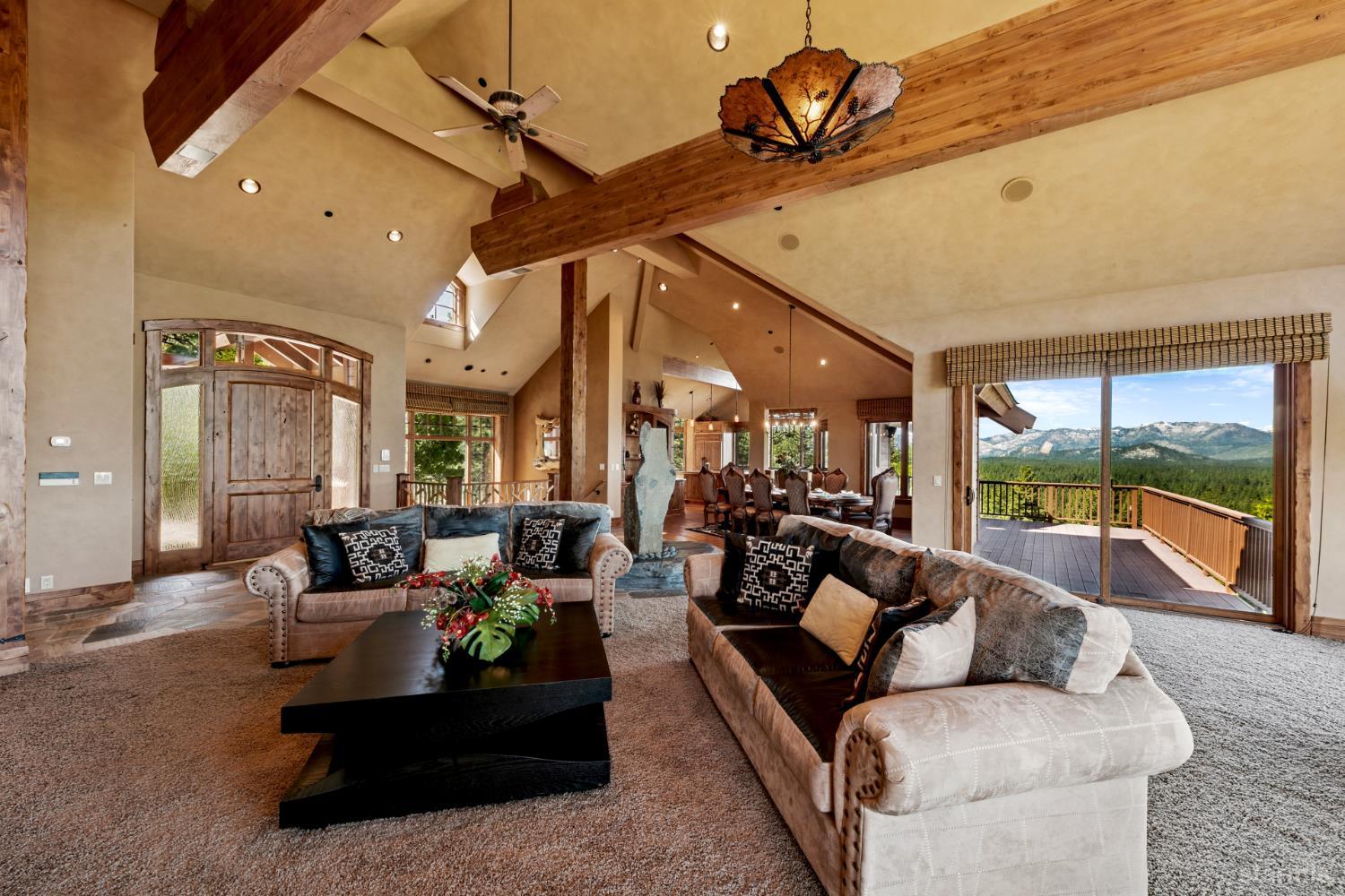 3567 Saddle Road South Lake Tahoe, CA 96150 - Photo 9 of 39 a living room with furniture and a large window