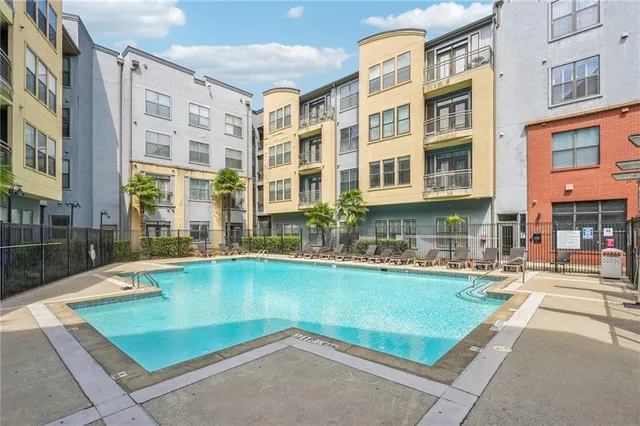 a front view of a building