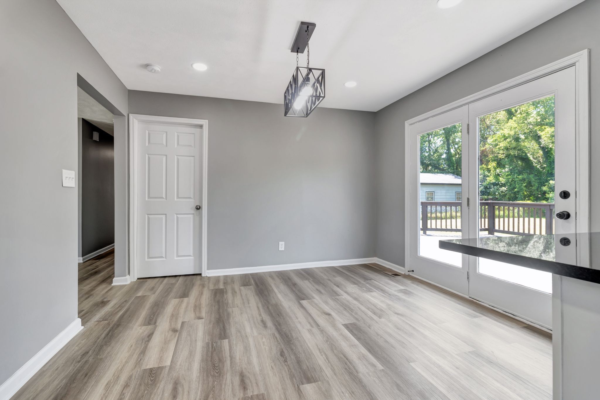 6799 Longview Drive Murfreesboro, TN 37129 - Photo 16 of 30 a view of empty room with wooden floor and fan