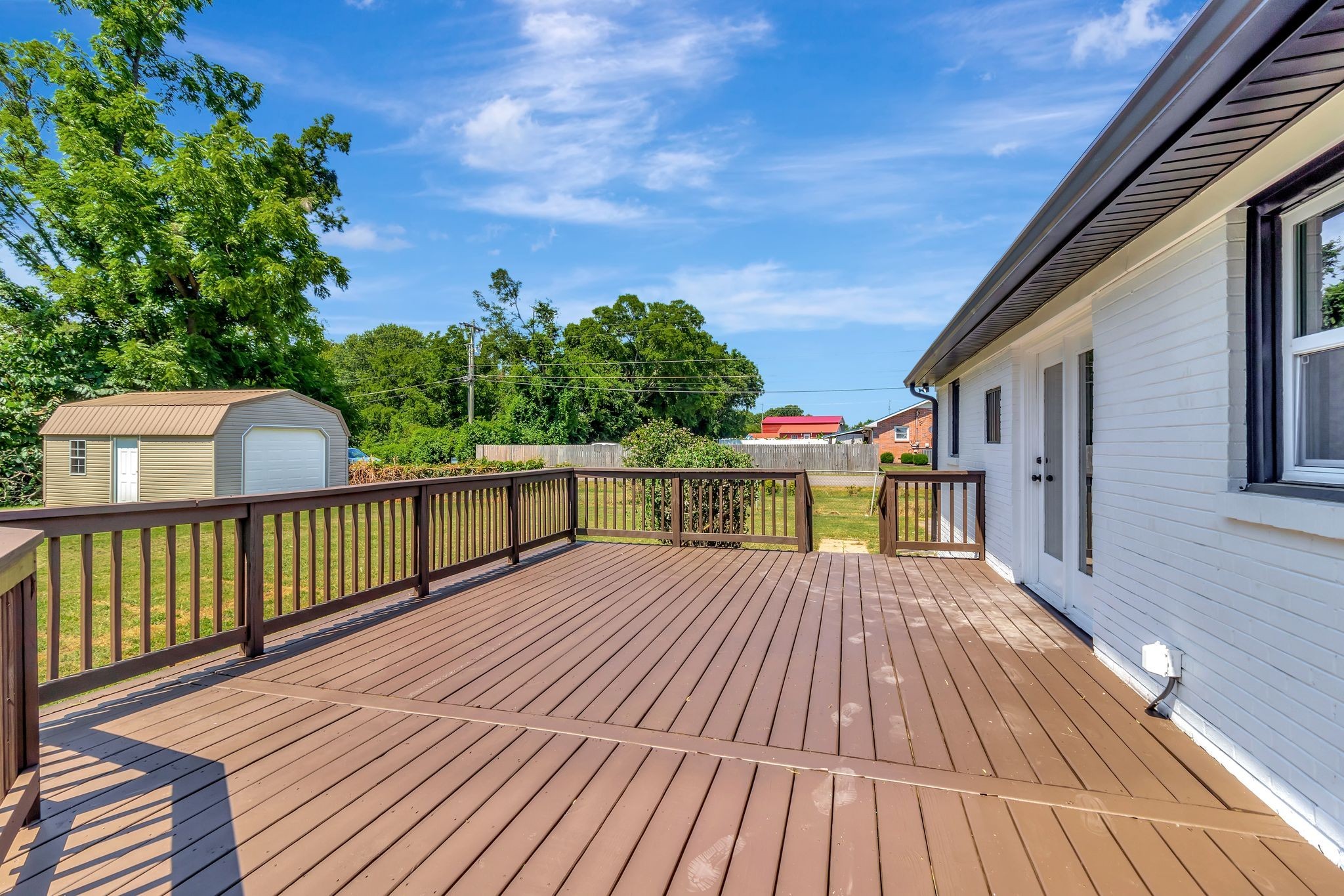 6799 Longview Drive Murfreesboro, TN 37129 - Photo 26 of 30 a view of a wooden deck with a yard