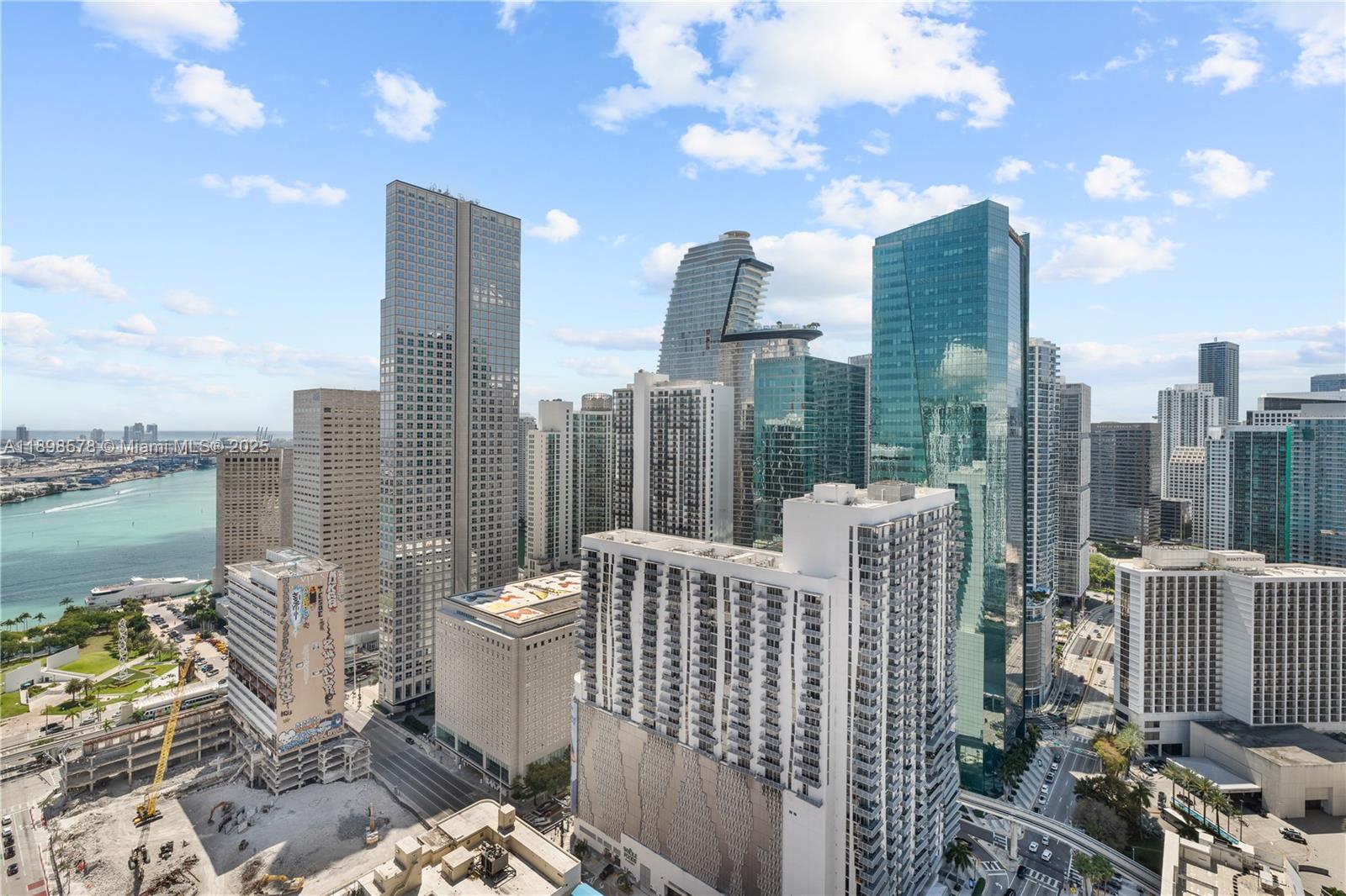 151 Southeast 1st Street, Unit 1402 Miami, FL 33131 - Photo 13 of 16 a view of balcony with city view