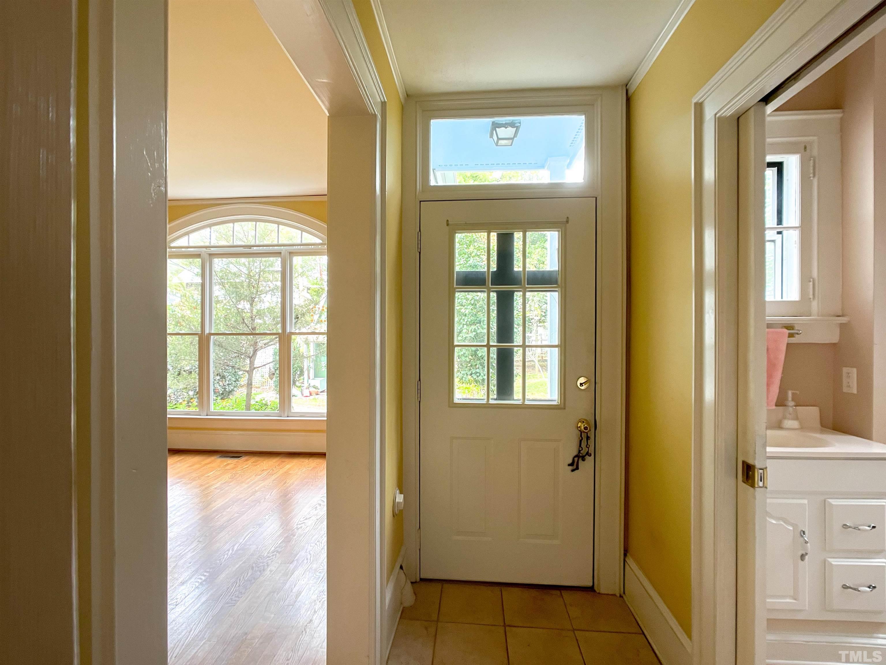 205 Woodburn Road Raleigh, NC 27605 - Photo 13 of 42 a view of an entryway of a house