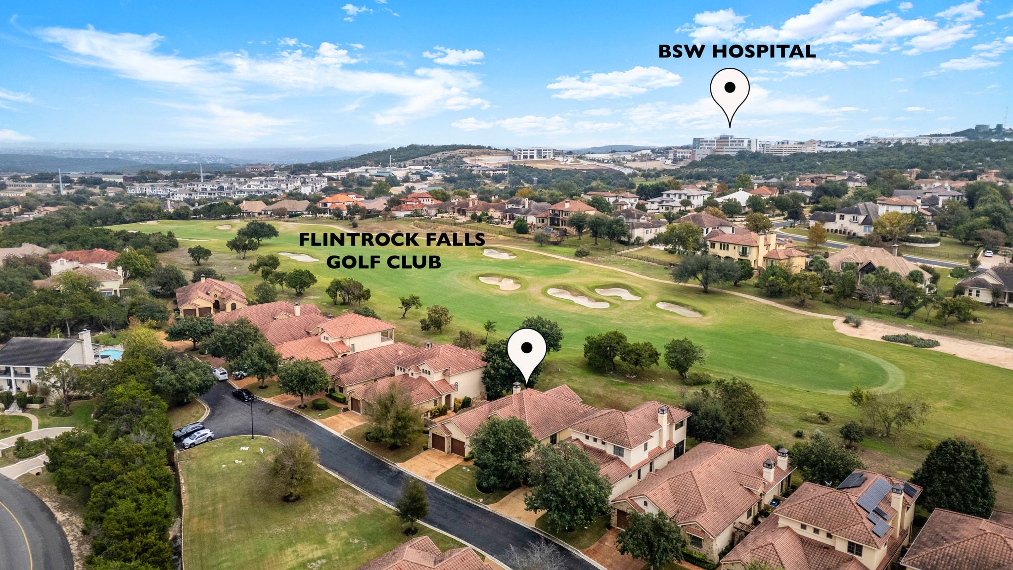 14 Borello Drive, Unit 14 Austin, TX 78738 - Photo 2 of 33 an aerial view of a city