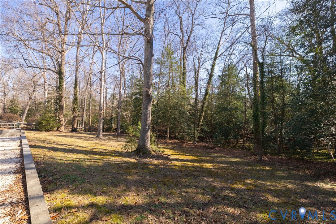 5307 Krag Road Chester, VA 23831 - Photo 10 of 49 a view of a yard with large trees