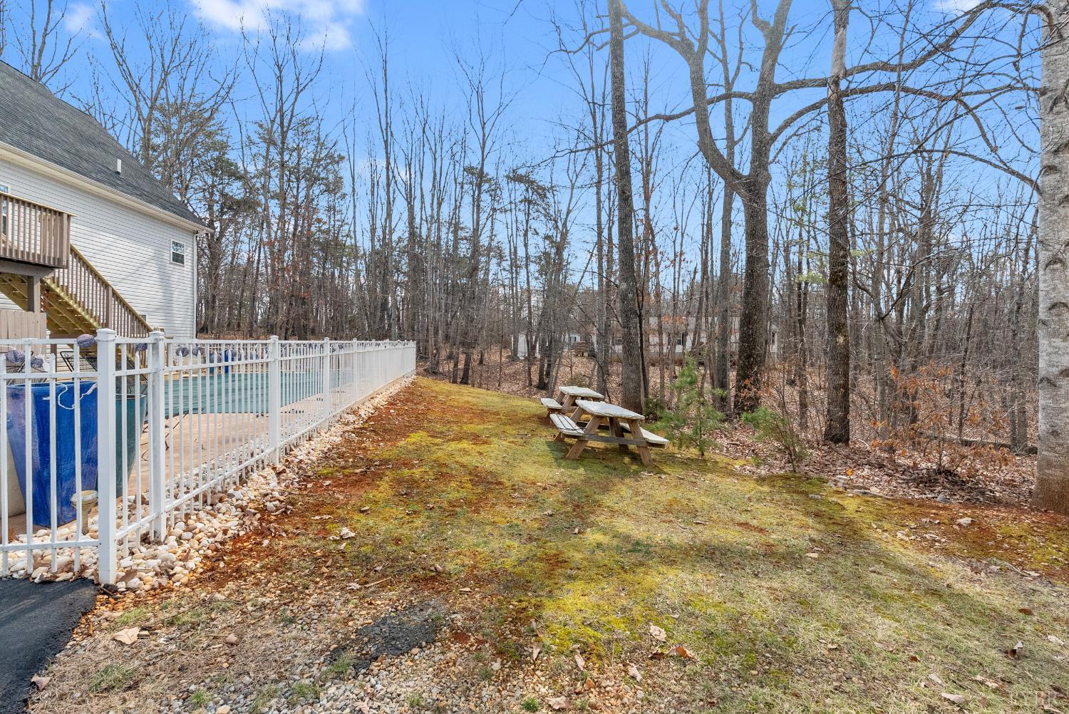 2067 Flint Hill Road Moneta, VA 24121 - Photo 61 of 70 a view of yard with swimming pool and sitting area