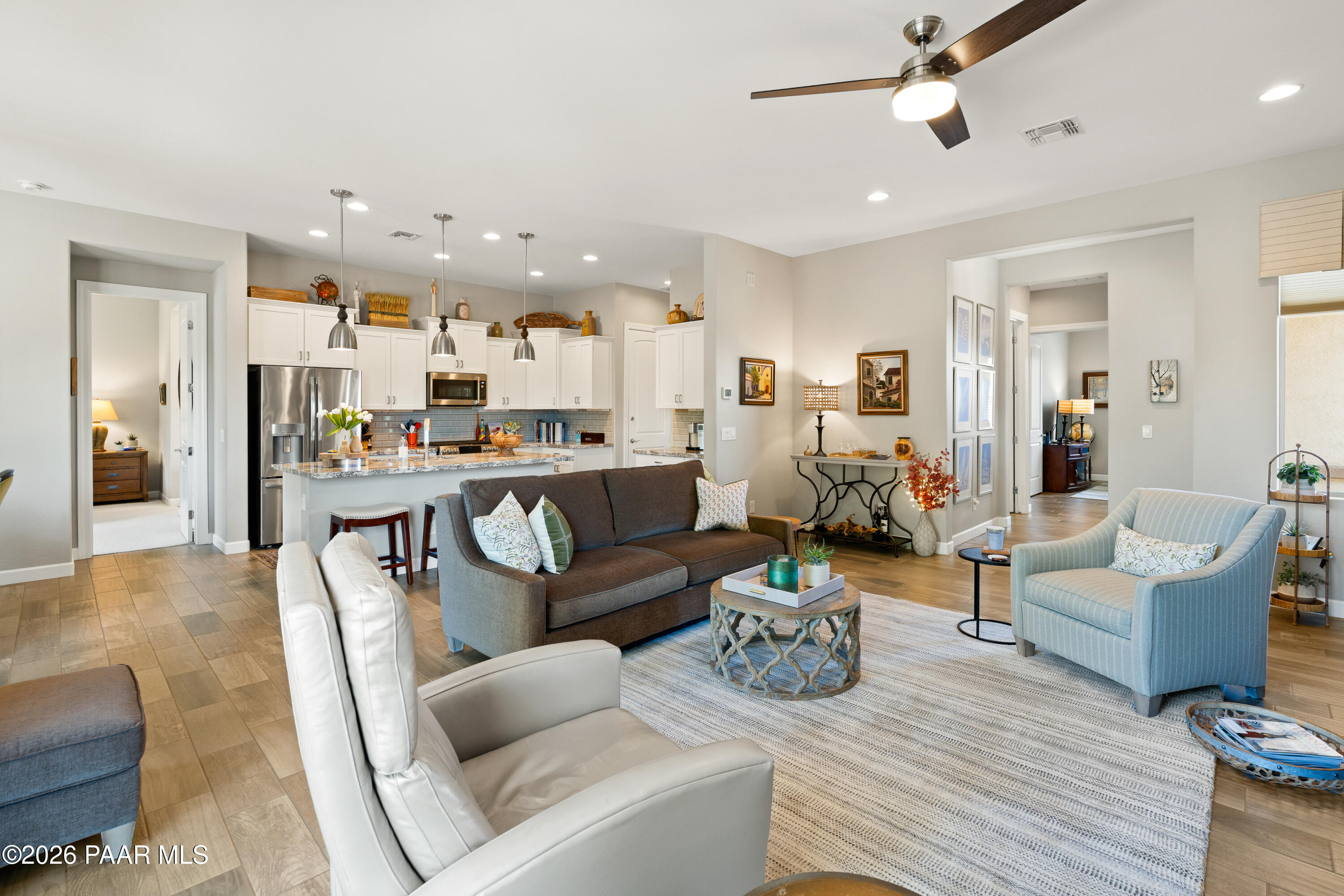 8001 North Sunset Ridge Prescott Valley, AZ 86315 - Photo 9 of 26 15-Living Room to Kitchen