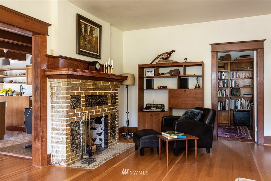 9048 Southwest Soper Road Vashon, WA 98070 - Photo 8 of 27 a dining room with furniture and wooden floor