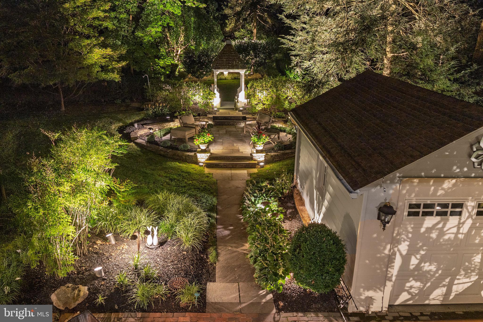 312 Woodland Avenue Haddonfield, NJ 08033 - Photo 16 of 44 a backyard of a house with lots of green space