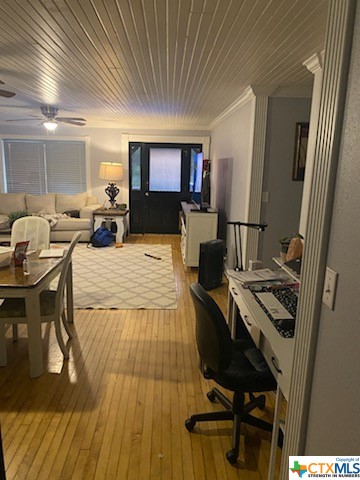 319 West Village Road Salado, TX 76571 - Photo 5 of 24 a view of a livingroom with furniture and a flat screen tv