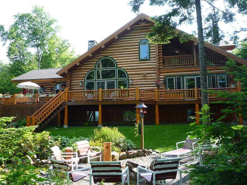 585 Big Moose Point Road Greenville, ME 04441 - Photo 2 of 30 Exterior. Large Deck Lakeside off...