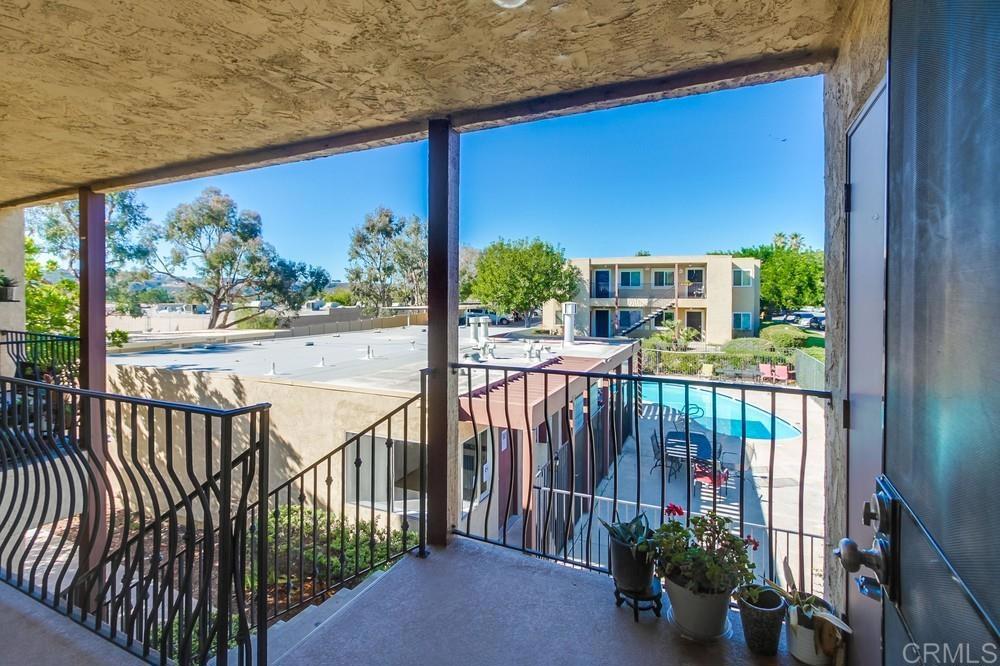 12643 Robison Boulevard, Unit 213 Poway, CA 92064 - Photo 43 of 49 a view of a balcony with flower plants