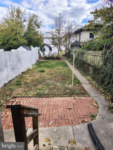 a view of a yard with plants