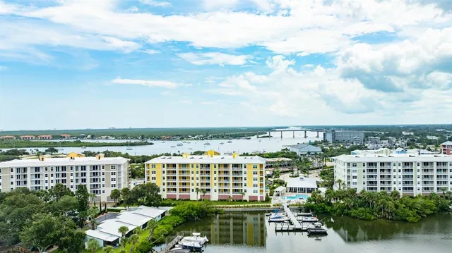 a view of a swimming pool in front of a house