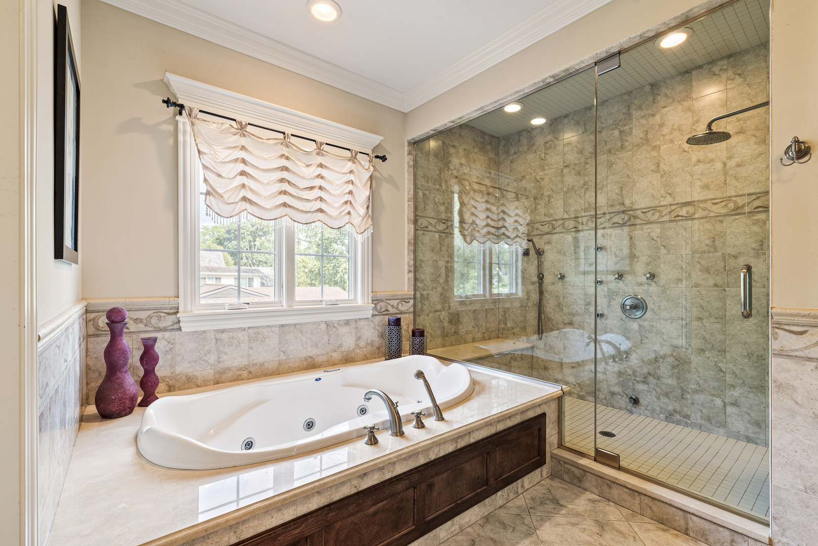3372 Lakeside Avenue Northbrook, IL 60062 - Photo 21 of 41 a bathroom with a bathtub and a shower